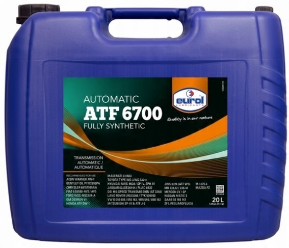 

Eurol Atf 6700 20L Vw G 055 005 Vw G 055 162