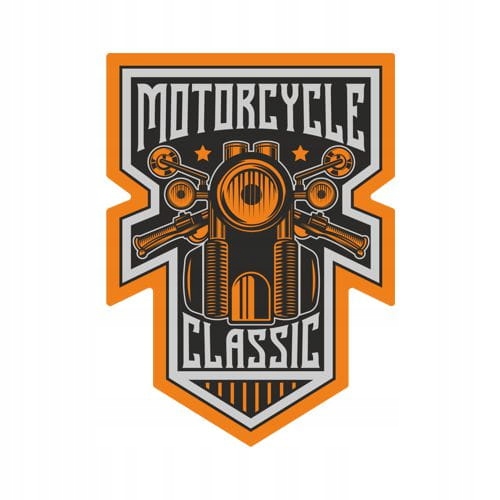 

Motorcycle Classic - naklejka