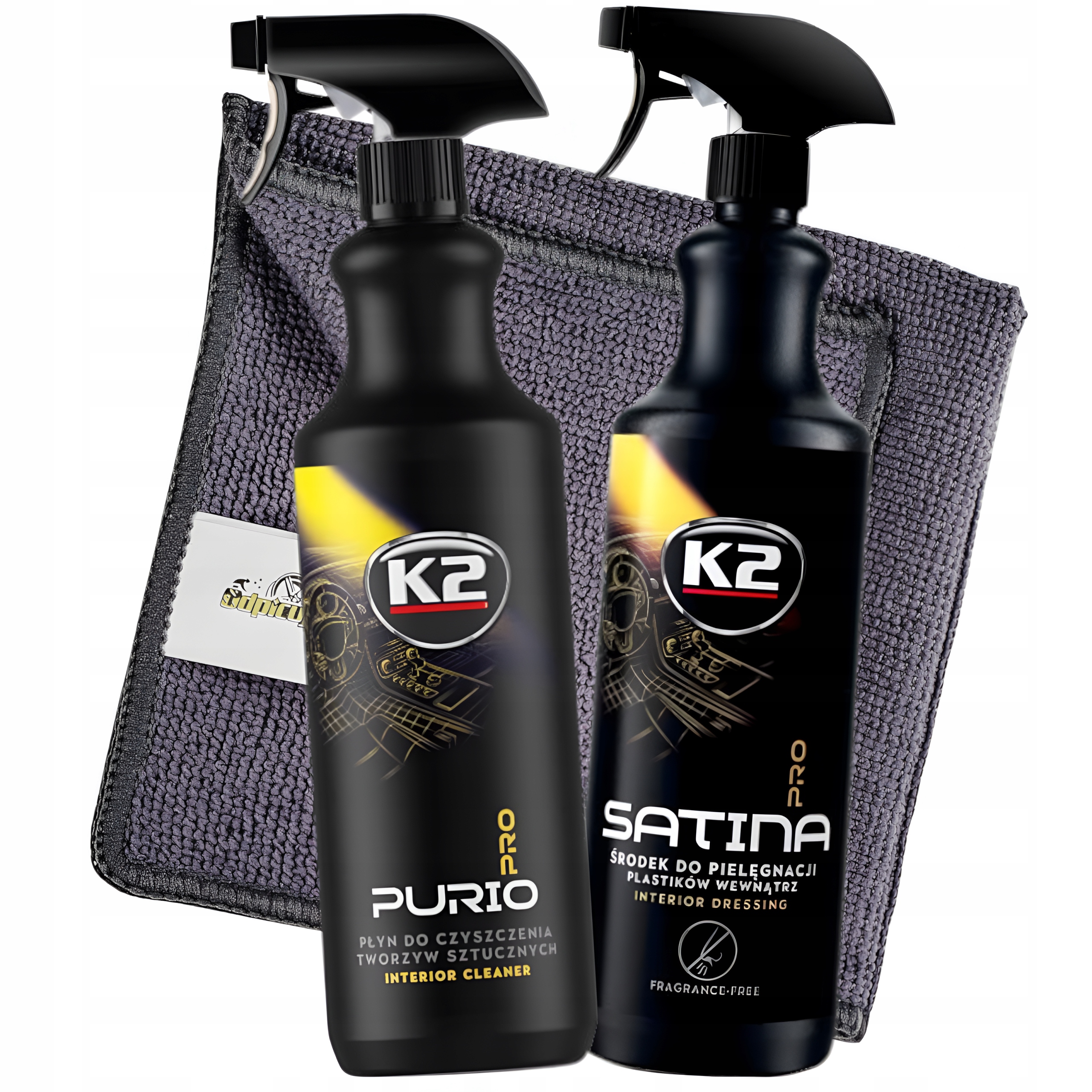 

K2 Purio Satina Pro Do Kokpitu Wnętrza Mikrofibra