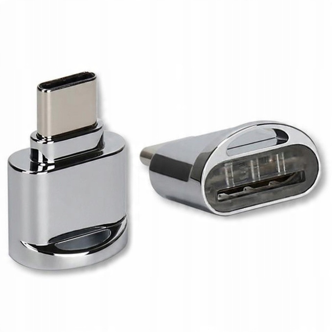 

Adapter Czytnik z Usb-c na kartę pamięci microSD