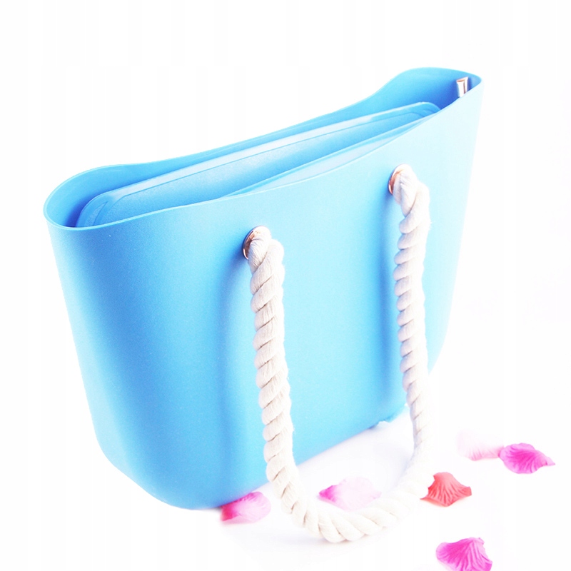 O TORBA GUMOWA TOREBKA HOBO JELLY SHOPPER BAG TGLB