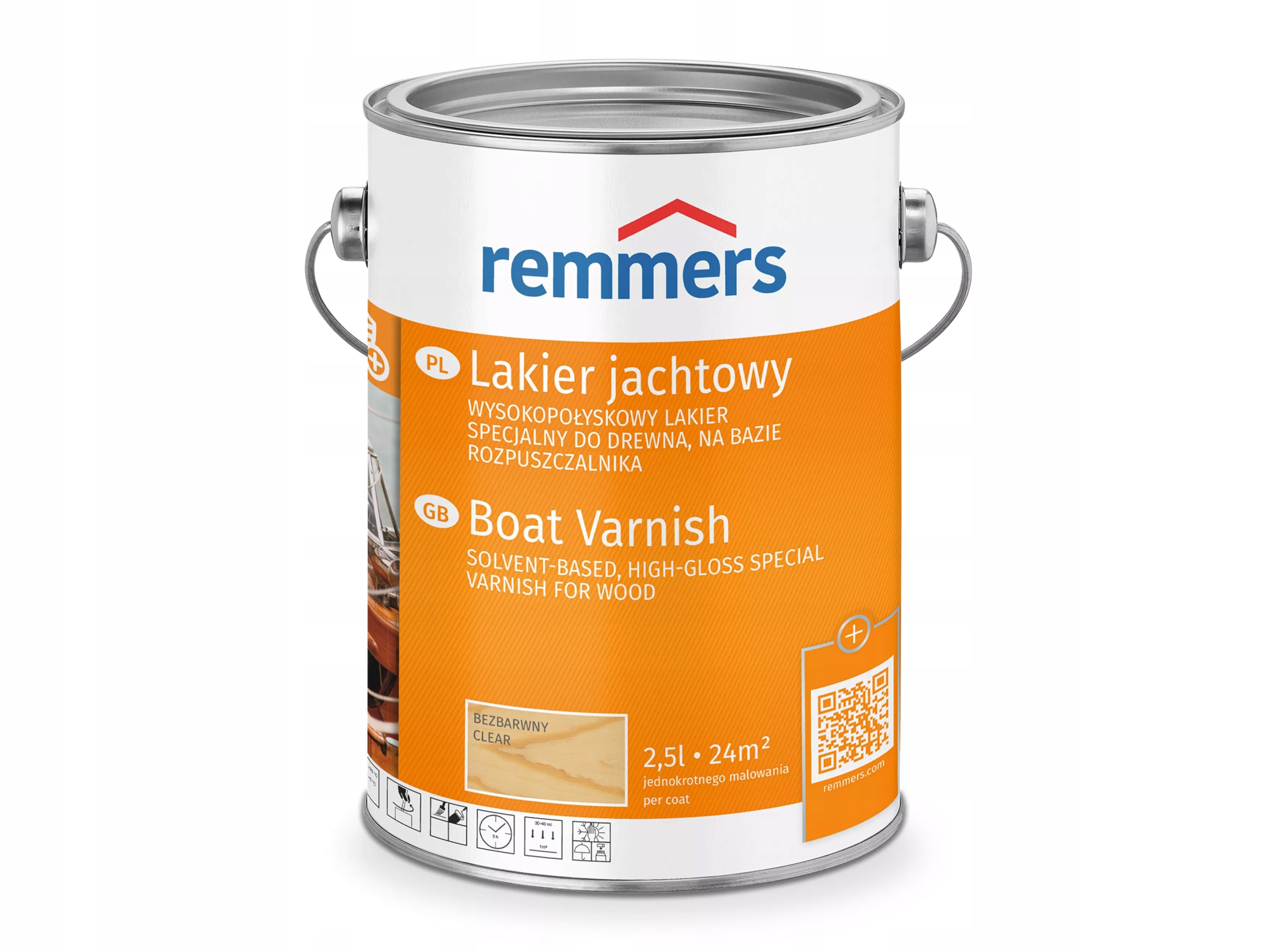Remmers lakier jachtowy 0,75L Bezbarwny
