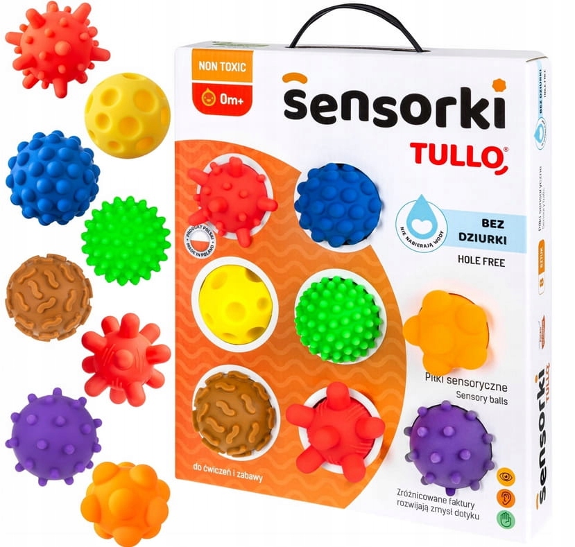 

Piłeczki Sensoryczne Sensorki 8SZT.419 Tullo