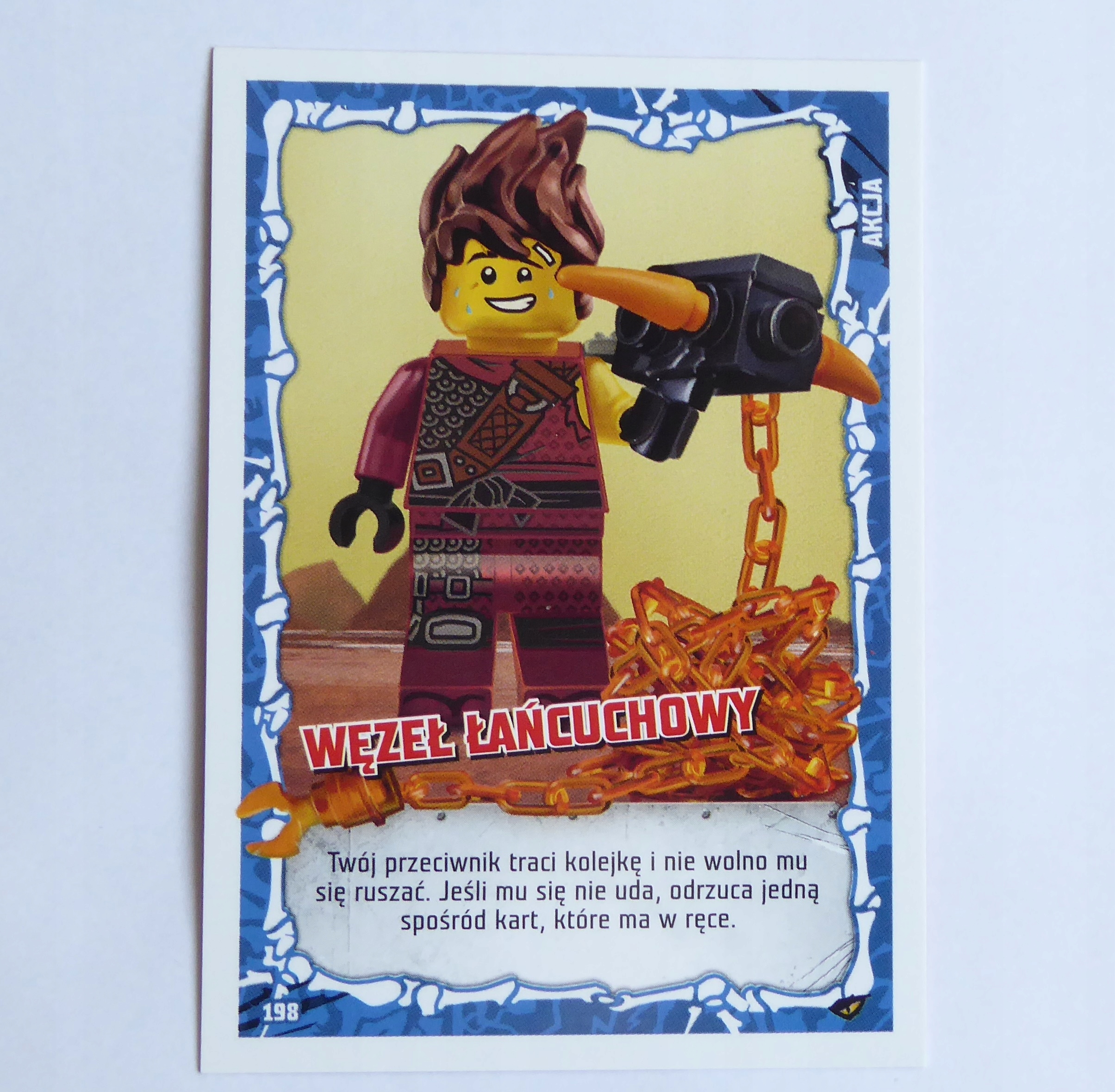 Karta Lego Ninjago Seria 4 Węzeł Łańcuchowy 198