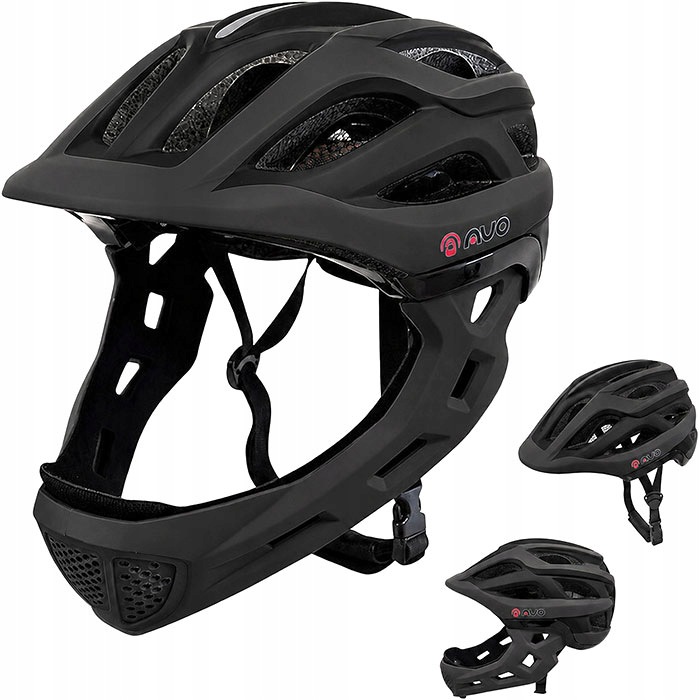 Cyklistická přilba Fullface AVO-49, velikost M (44-51 cm)