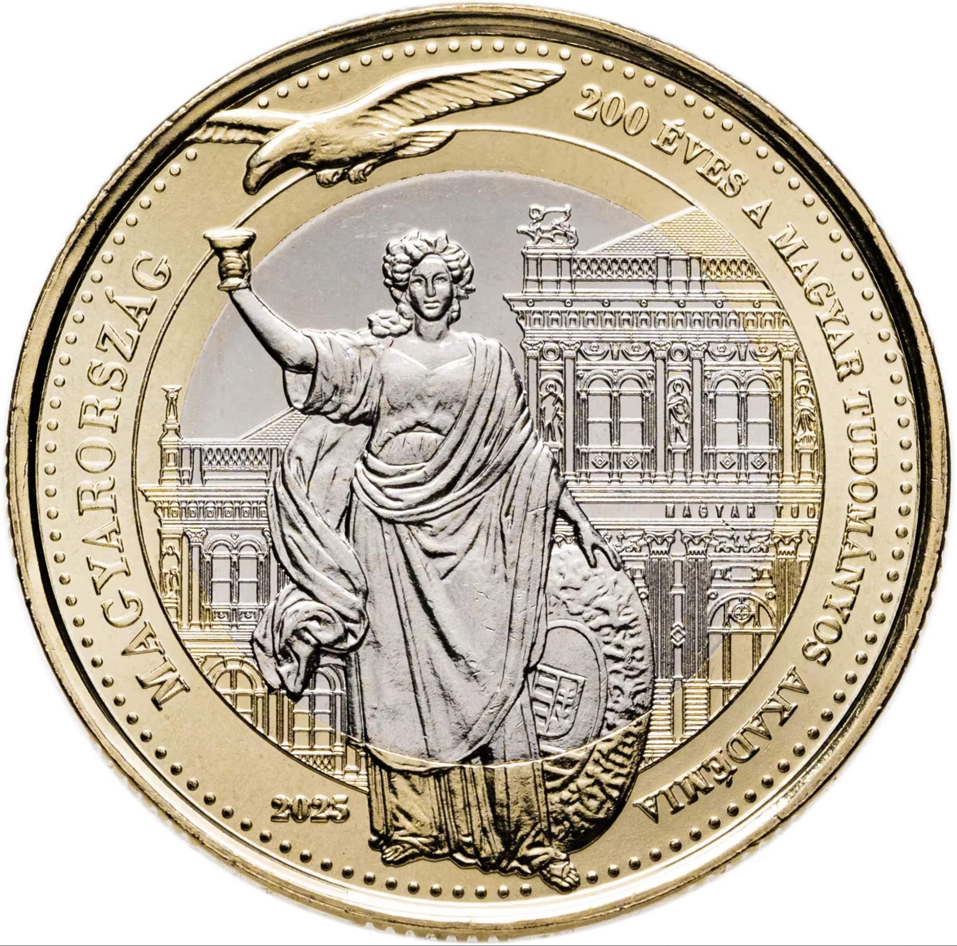WĘGRY 200 FORINTÓW 2025 UNC 200 Rocznica Węgierska Akademia Nauk