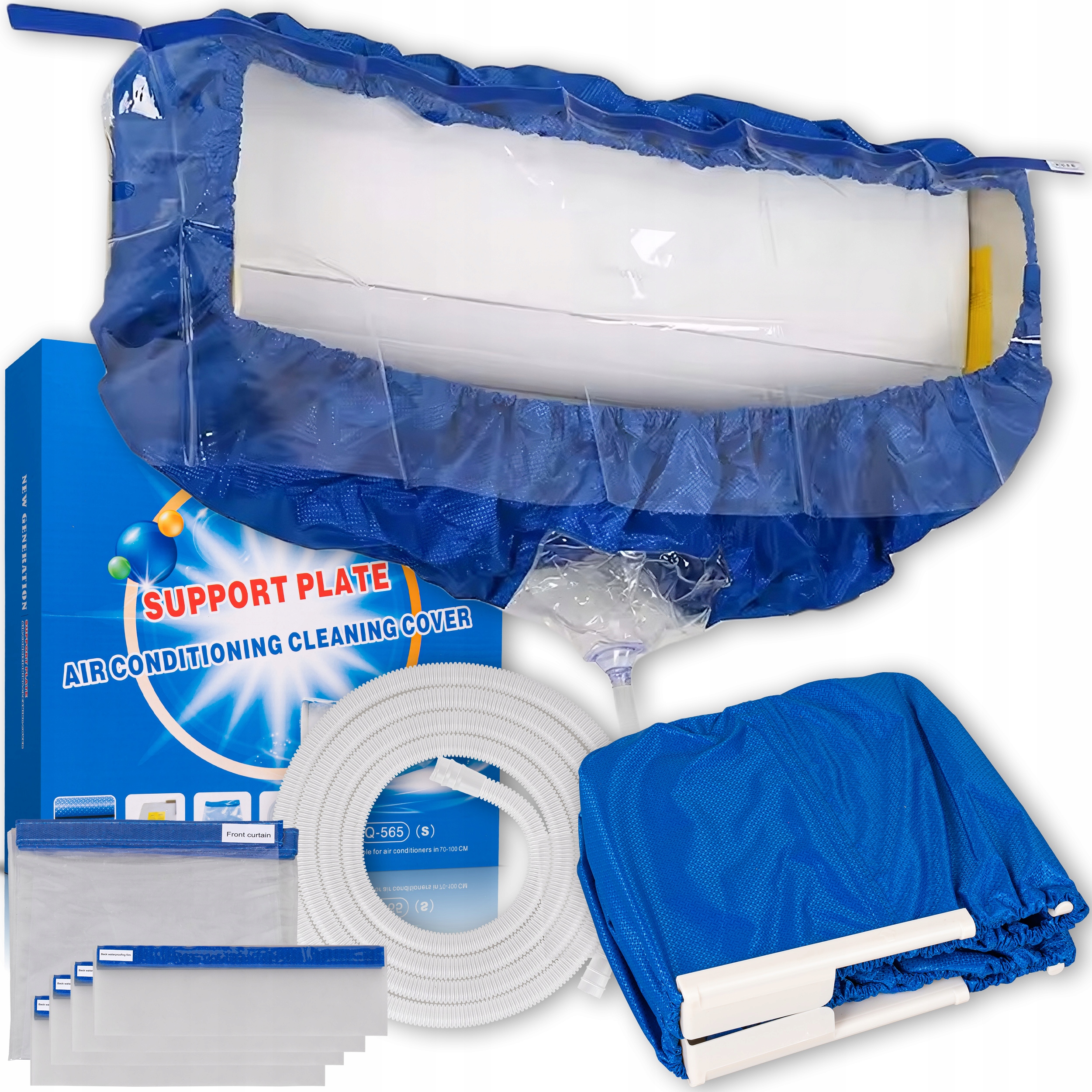 Pokrowiec Ochronny Do Czyszczenia Odgrzybiania Klimatyzacji Z Rurą 100cm S