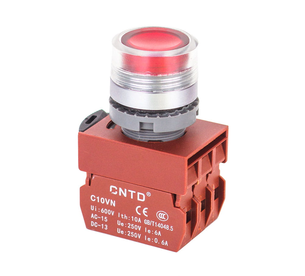 Przycisk podświetlany C2PIF-R 24V LED czerwony