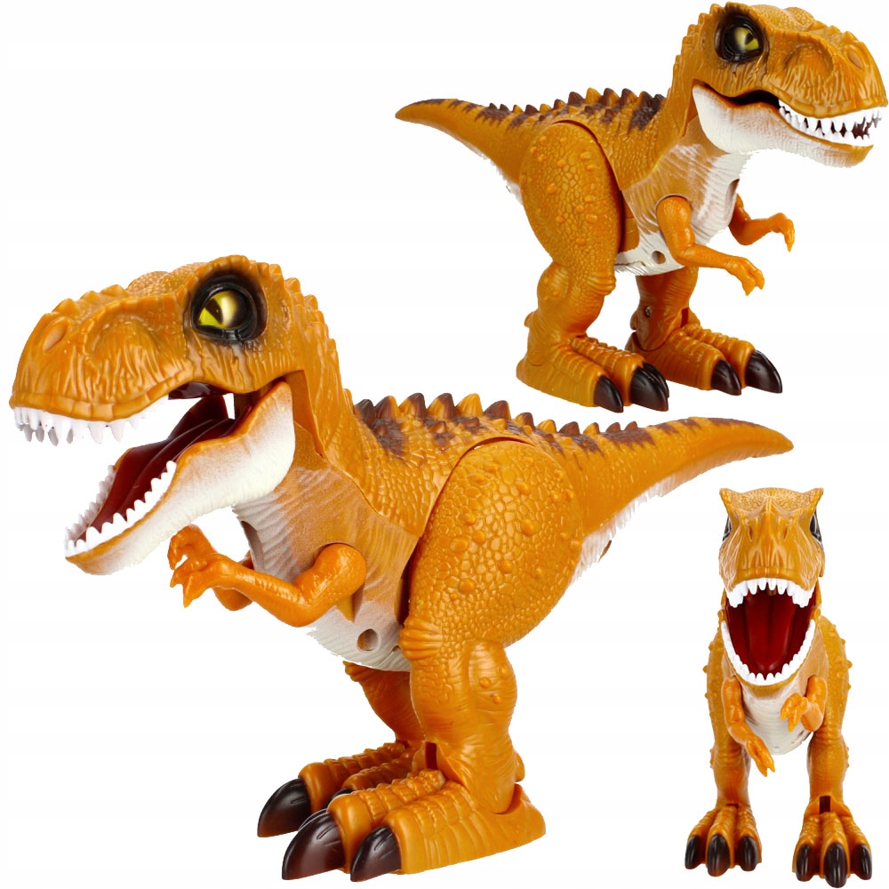 

Duży Dinozaur T-rex Interaktywny Chodzi Ryczy
