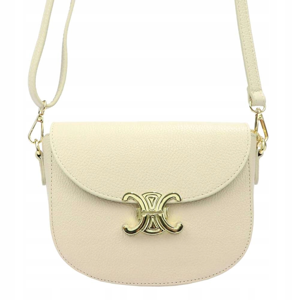 Dámská kožená kabelka Luka 20-065 Dollaro Béžová Přírodní kůže