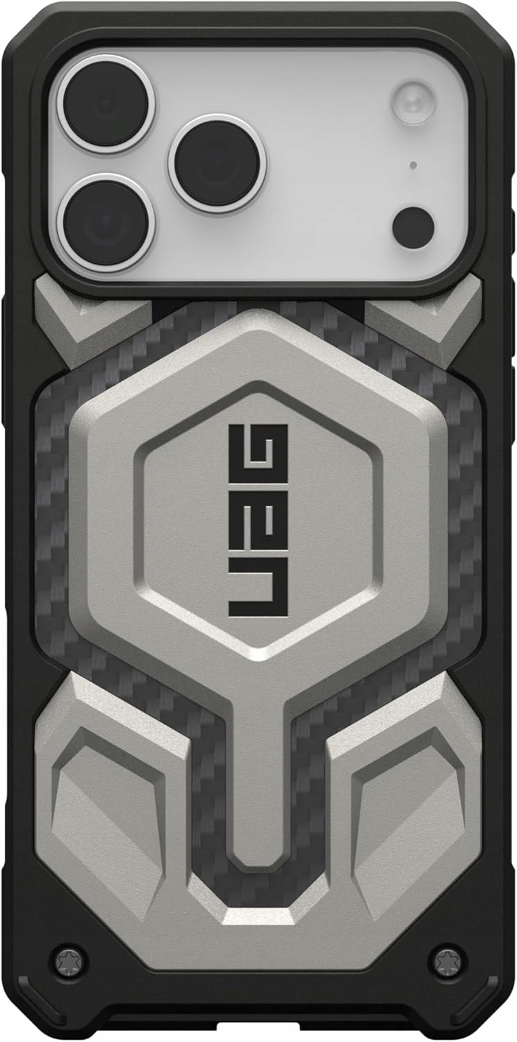 Pouzdro Uag pro iPhone 17 Pro Max, obal MagSafe Karbon Pancéřové pouzdro