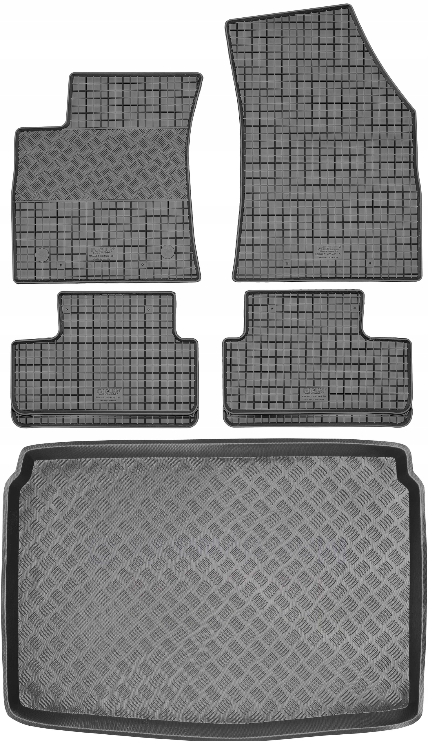 Renault Megane IV Hb 2016- Sada Gumové rohože rohož