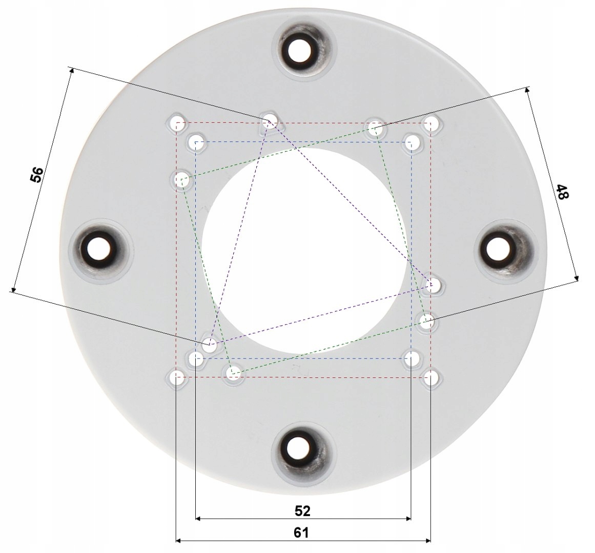 UCHWYT KAMERY PUSZKA MONTAŻOWA DO KAMER Marka Inna