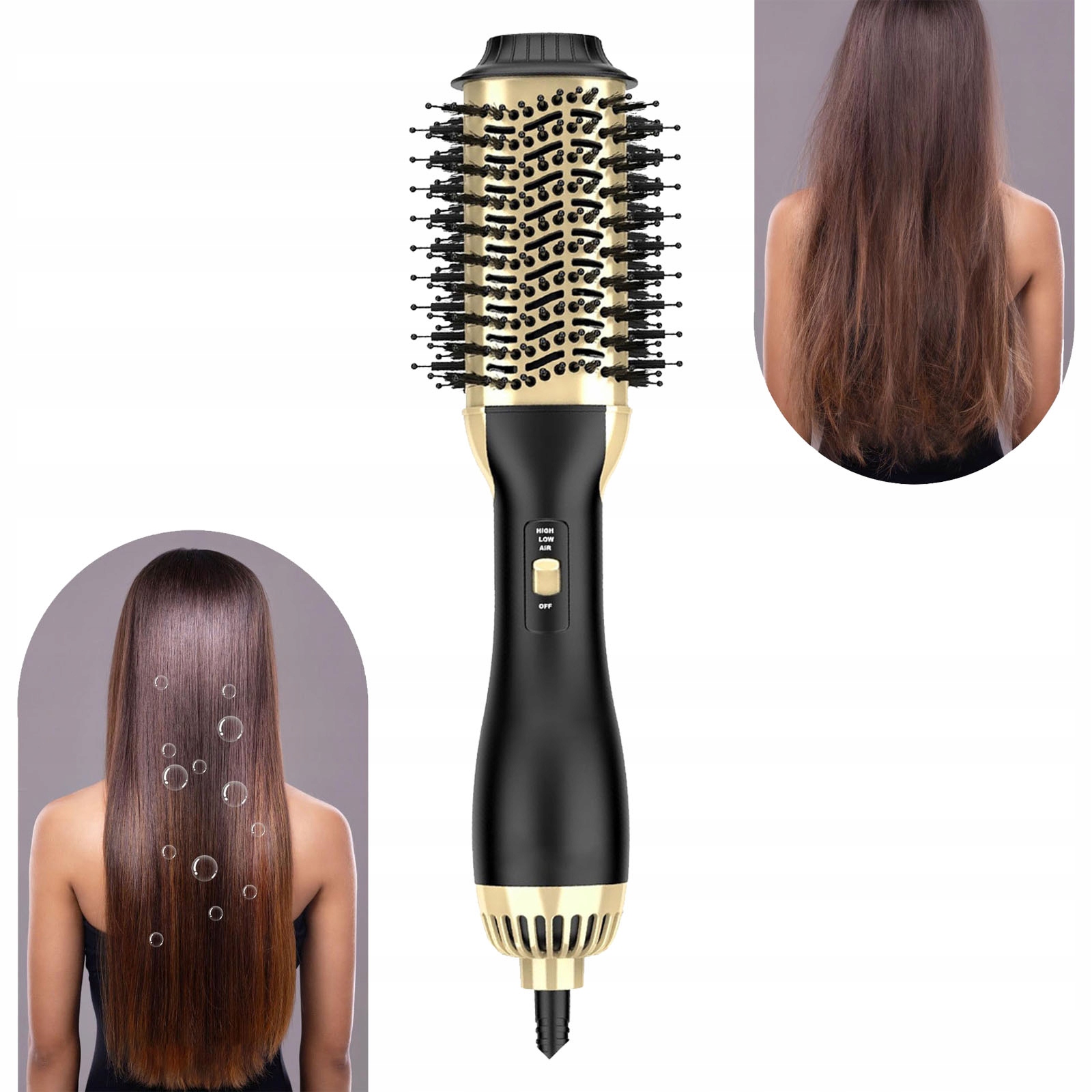 Multifunkční Horkovzdušný Kartáč 1000 W Pro Styling Vlasů