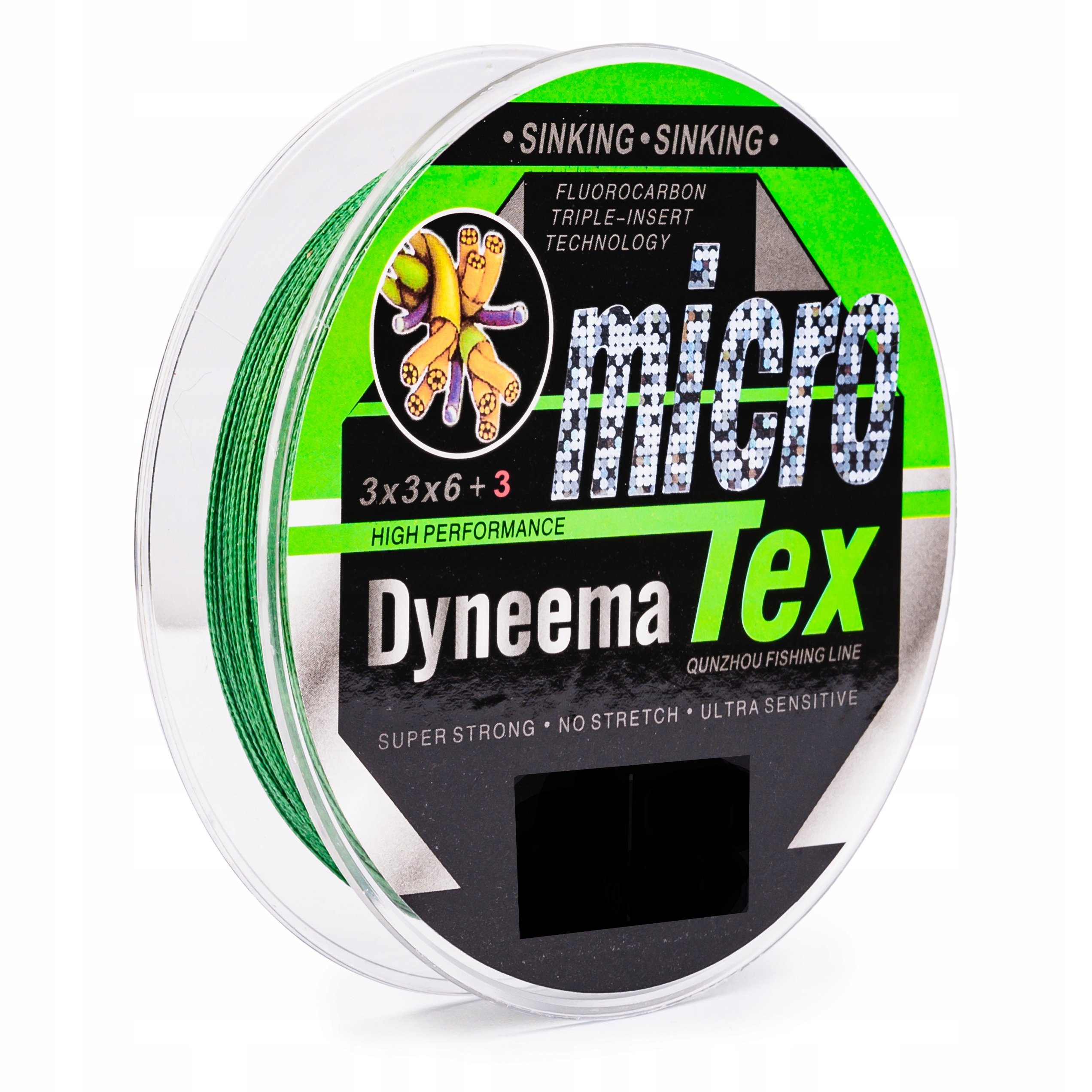 Plecionka Micro Tex Dyneema 0,08 mm Rodzaj Plecionki