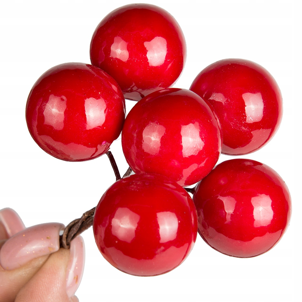 

Owoce Pik Dekoracja Święta Kuleczki Czerwień 6szt