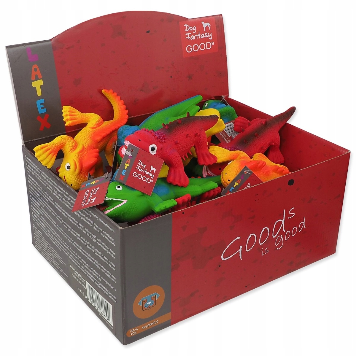 Levně Displej hračky Dog Fantasy Latex Terra Set 24 ks