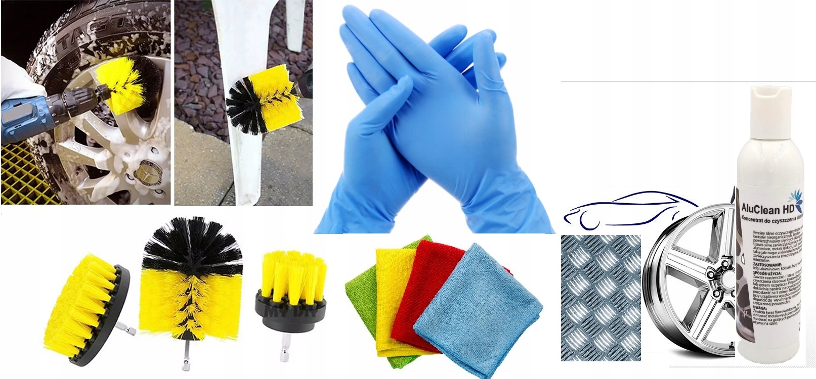

Zestaw Do Czyszczenia Aluminium Felgi Burty Tanki