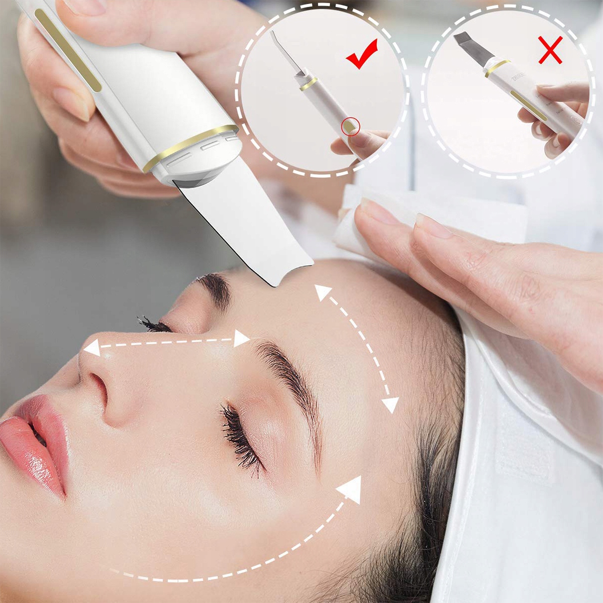 PEELING KAWITACYJNY DO TWARZY BEZPRZEWODOWY PILING Marka NejtStyle