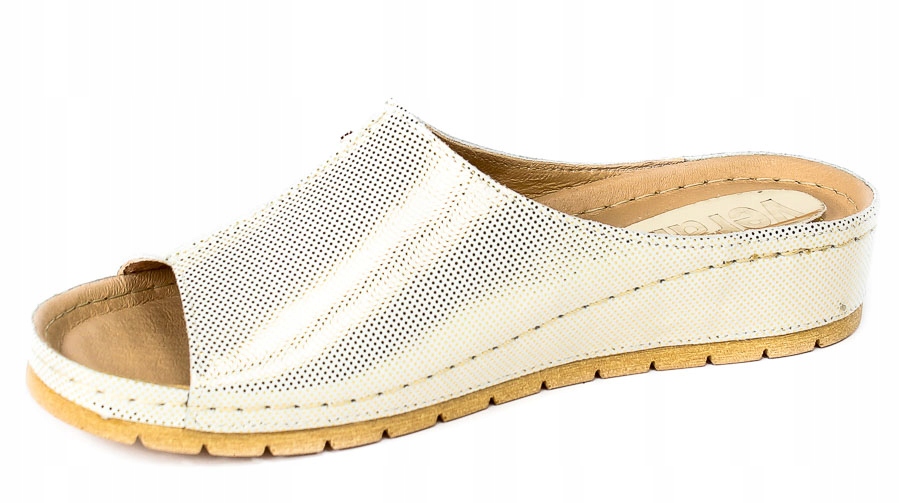 Klapki Verano 1627 Złota Rosa Rozmiar 41