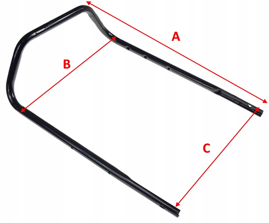 UCHWYT OBUDOWY KOSIARKI MASTER CUT DY194SMB Typ dźwignia