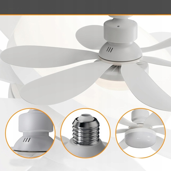 ZYRANDOL LED WENTYLATOR SUFITOWY WIATRAK LAMPA 40W + PILOT Marka bez marki