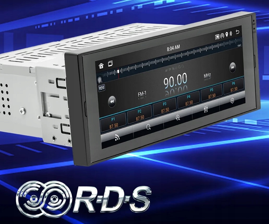 Radio uniwersalne 2 GB 32 ROM ANDROID 1DIN 6.86 '' BT GPS WIFI ZEST. GŁOŚN Model VWTECH1A2