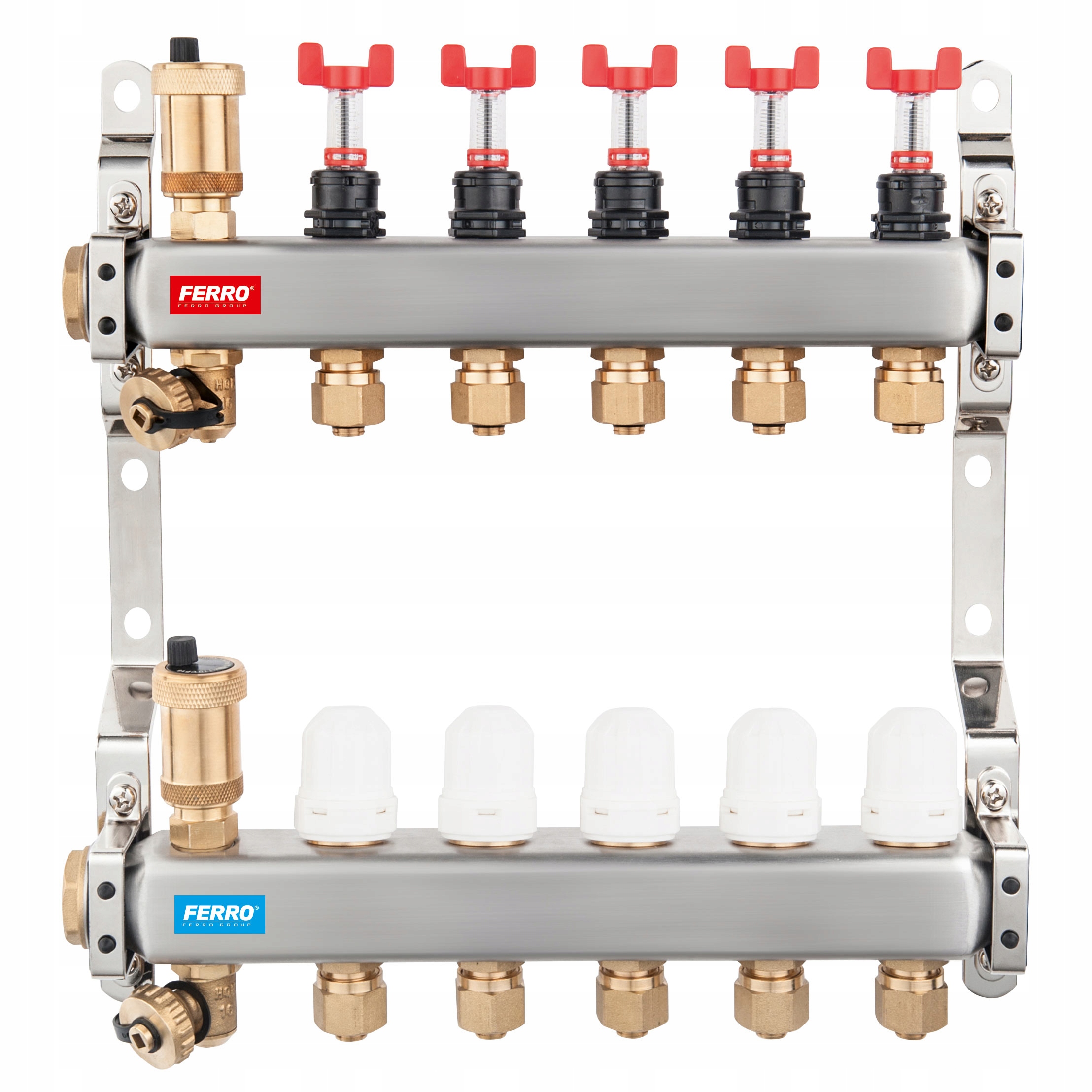 Rozdeľovač S Podomietkovou Skrinkou, 4 Obvody Ferro SN-RZP04S ŠP-1
