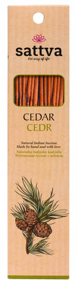 

Sattva Kadzidła Cedr 30g (15szt.)
