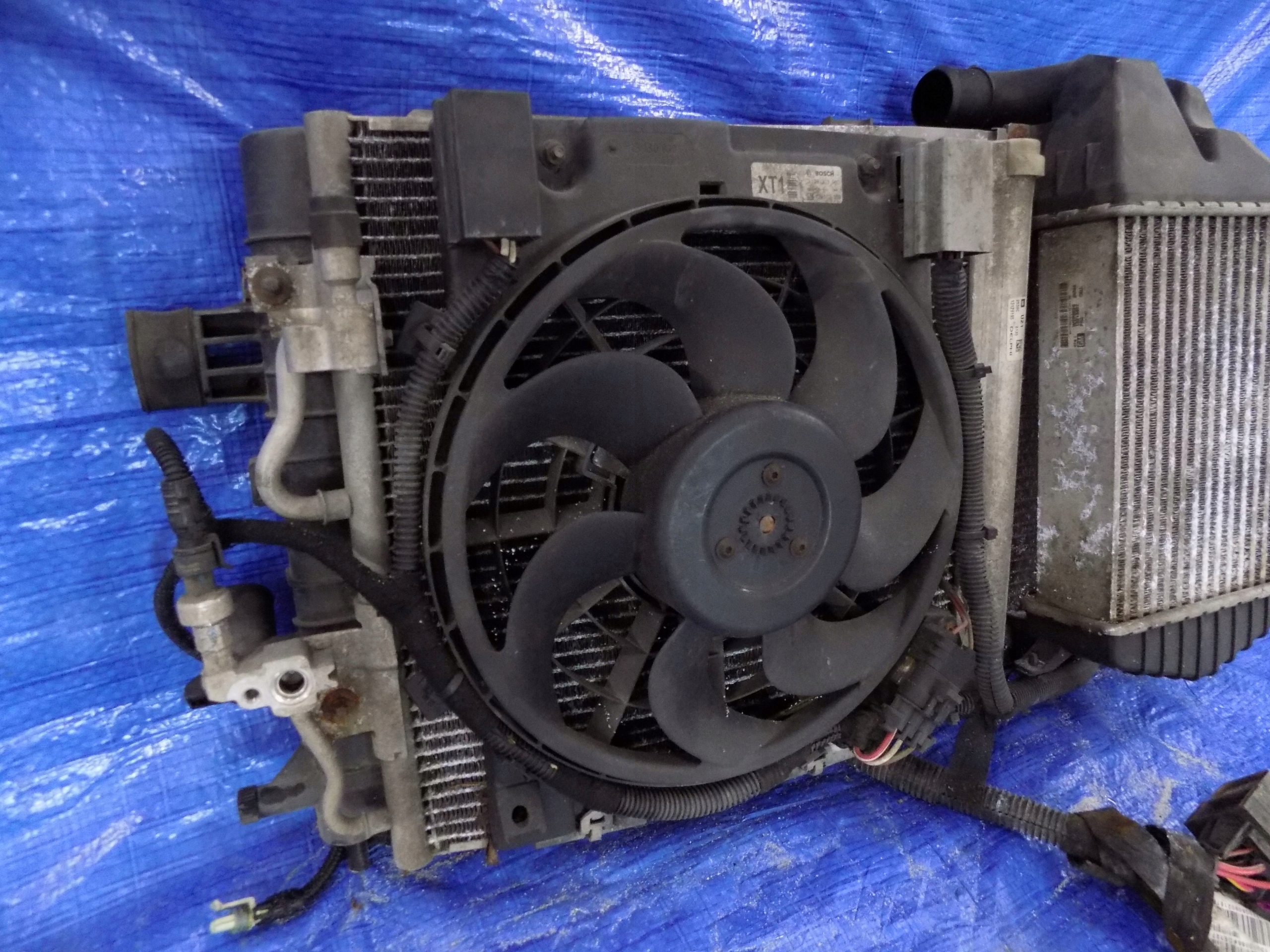 KOMPLET hűtők ventilátor ASTRA III H 1,9 CDTI