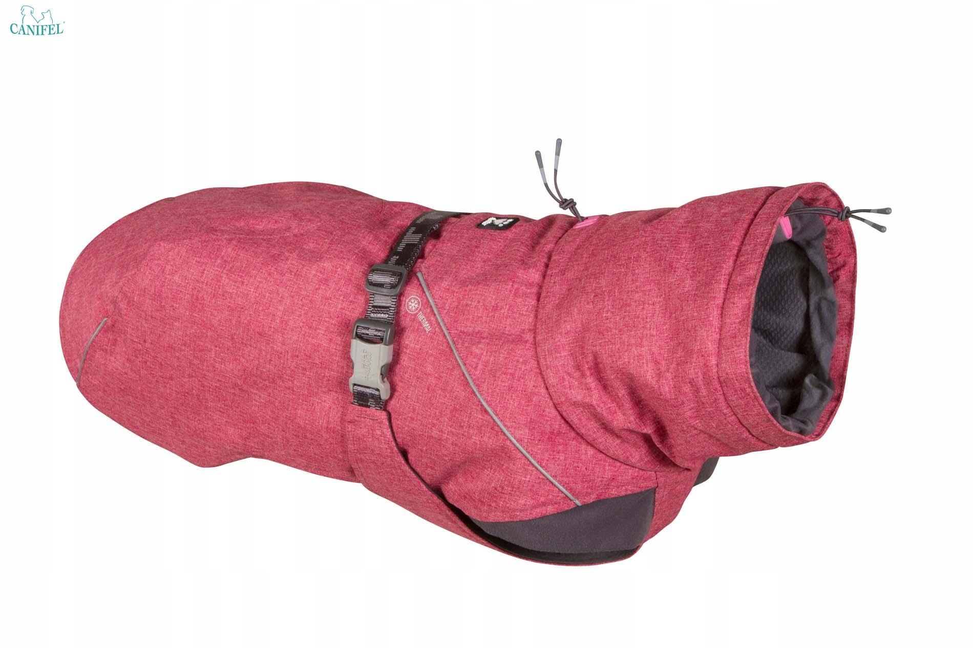 Levně Bunda Expedition Parka Hurtta Beetroot/růžový kabát pro psa velikost:25