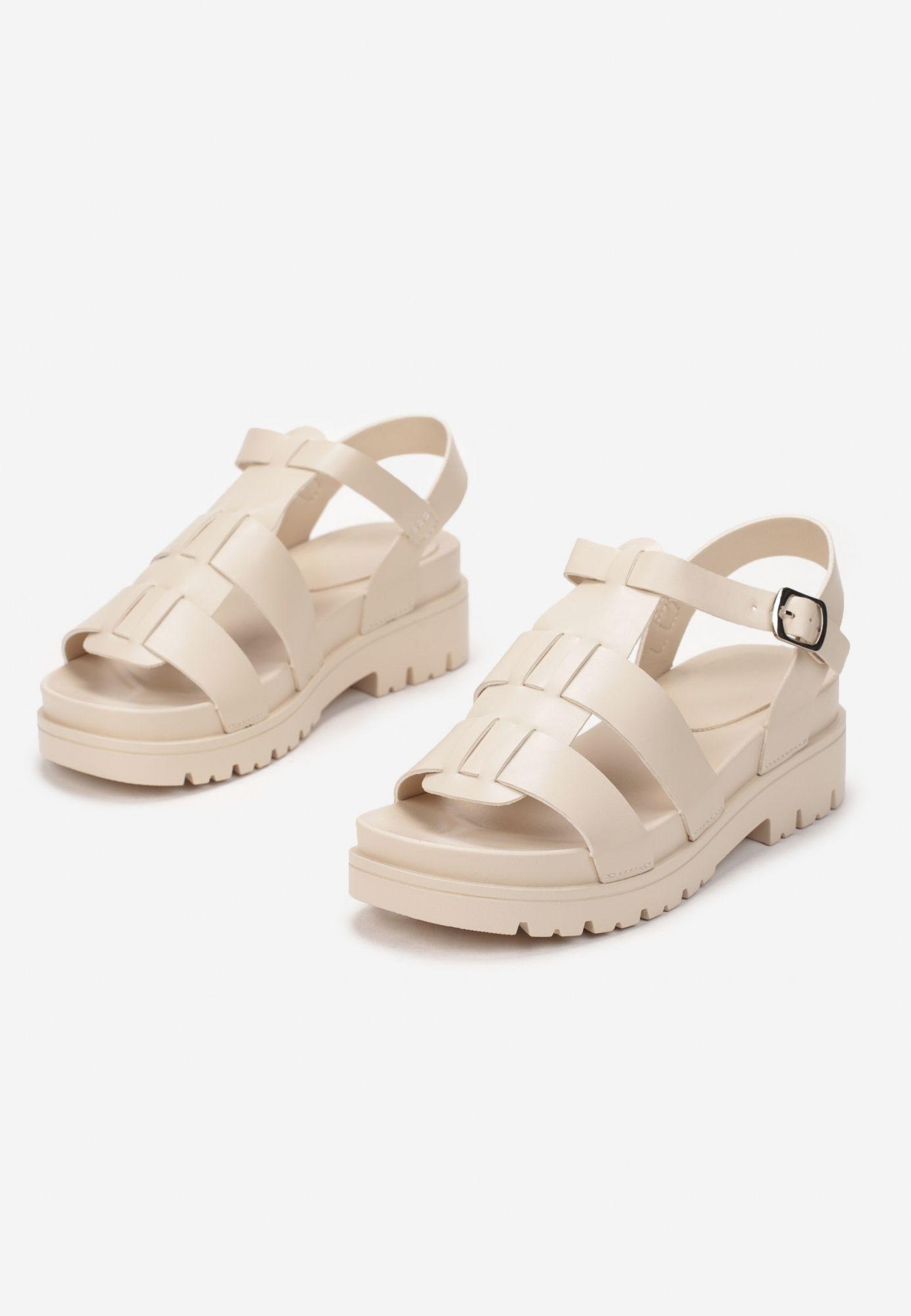 

Renee Beżowe Sandały damskie 39 Casual