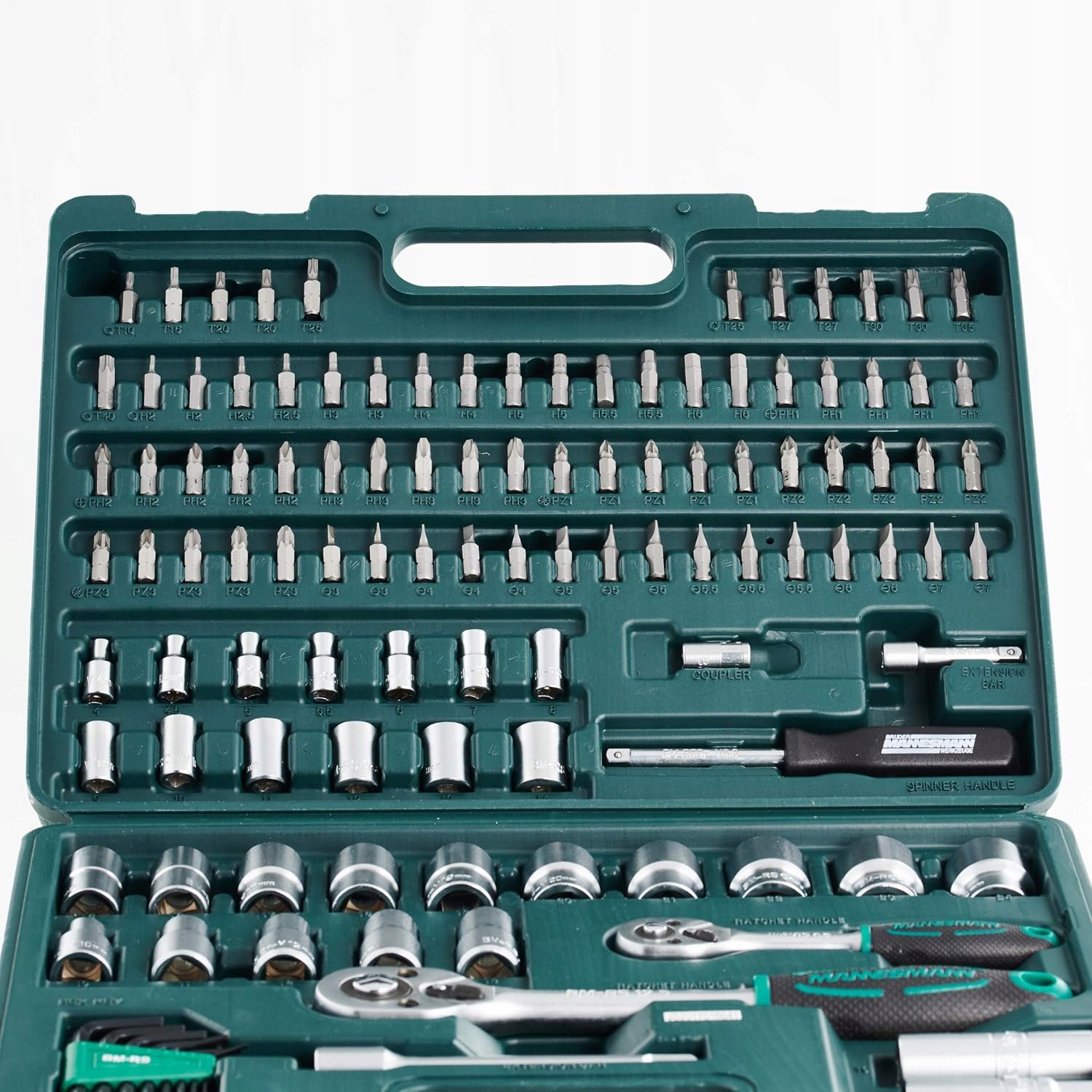 BRUDER MANNESMANN ZESTAW KLUCZY NASADOWYCH 115 ELEMENTÓW Kod producenta NARZĘDZIA