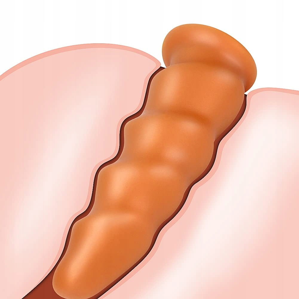 RIESEN Silikonowy Korek Analny 3 Rozmiary Realistyczny Dildo z Przyssawką — miniatura 3