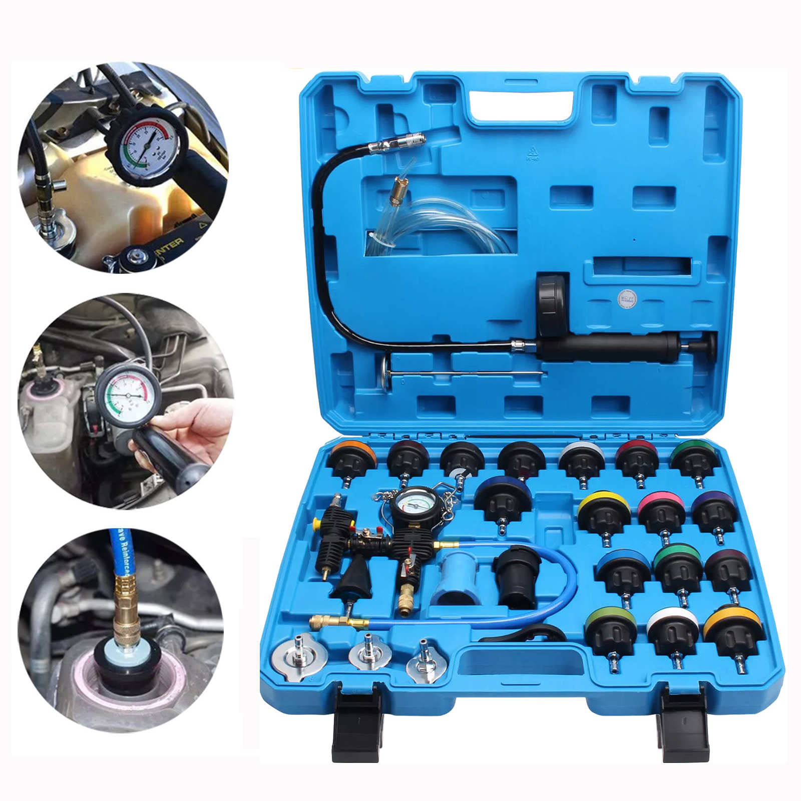 Tester Měřič Těsnosti Chladicího Systému Chladiče Sada 28 Ks