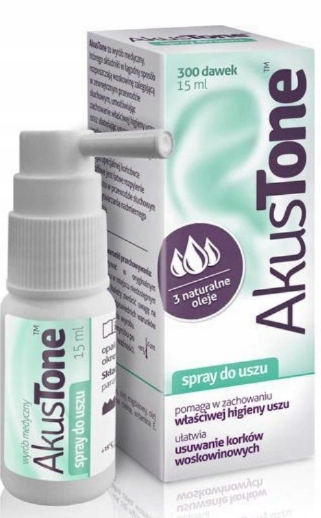 

Akustone spray d/uszu 15 ml Higiena Uszu