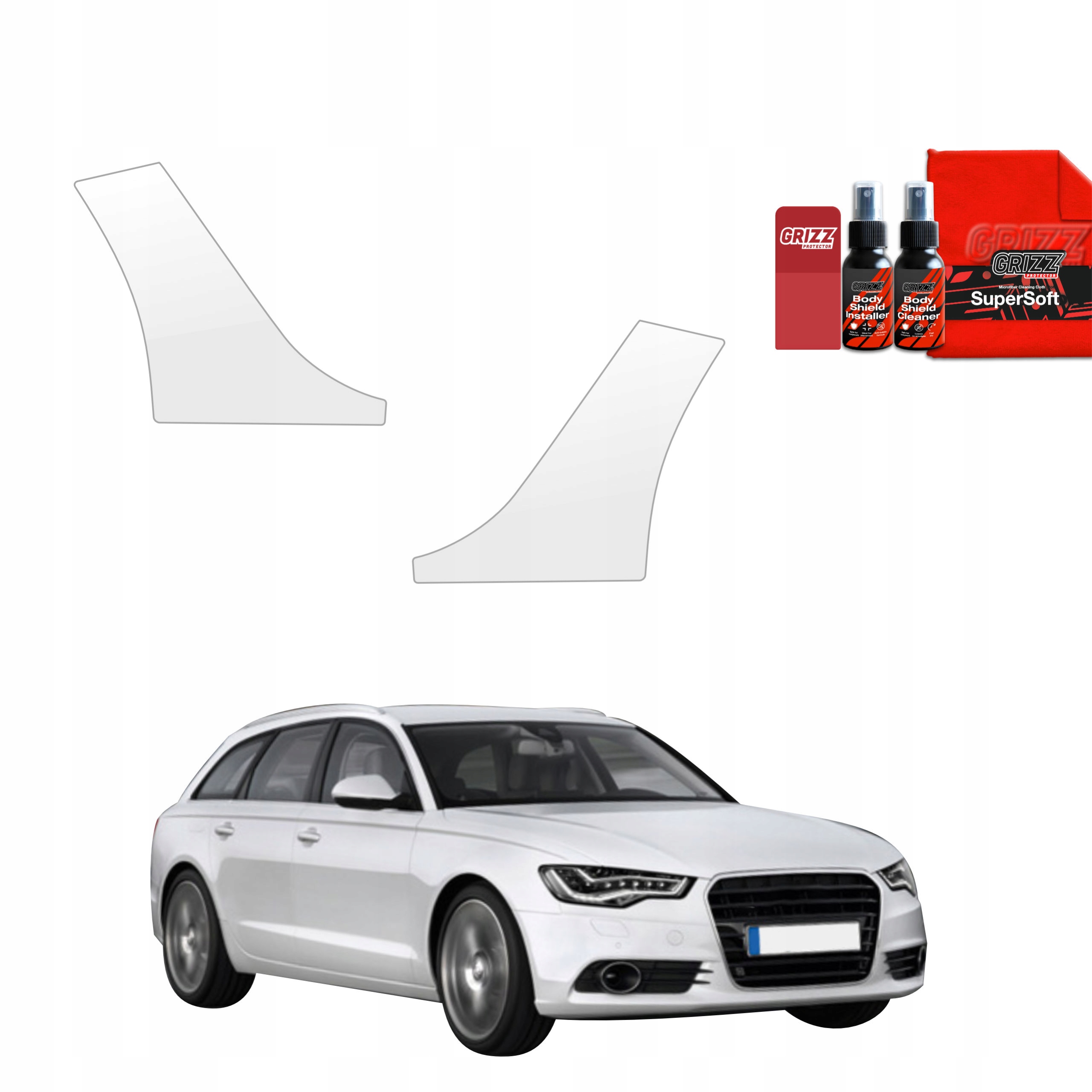 2v1 Fólie Ppf dýha na kola pro Audi A6 C7 Avant (2011-2014)