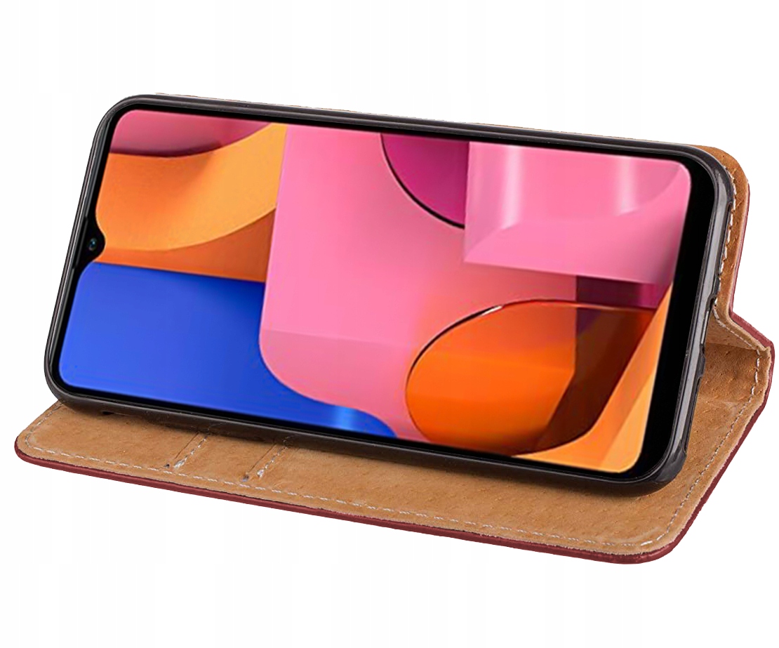 Etui do Samsung Galaxy A20S Skórzane Portfel Szkło Kod producenta F10