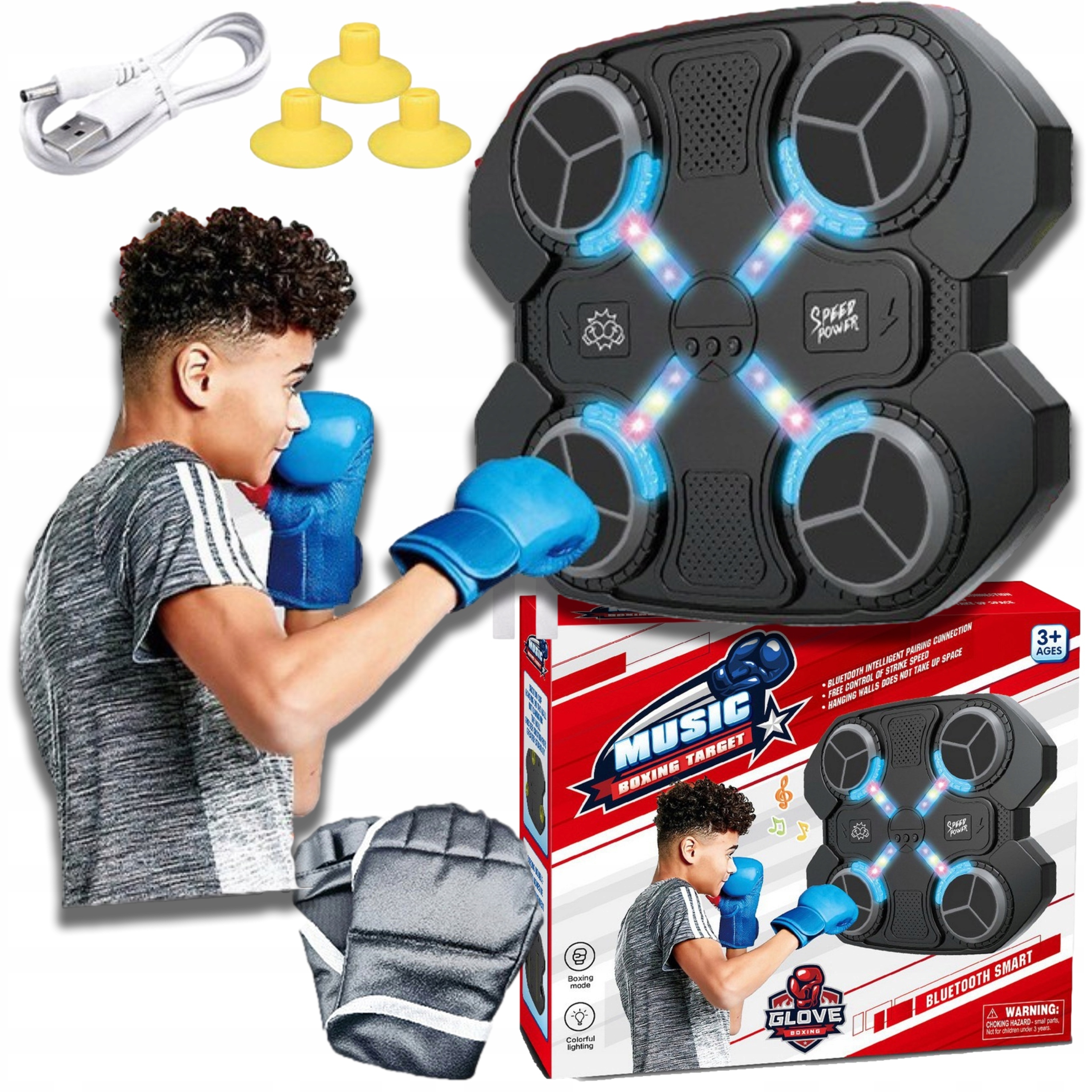 Hudební boxovací stroj Music Boxing Machine Stěna Box Flare +dárek