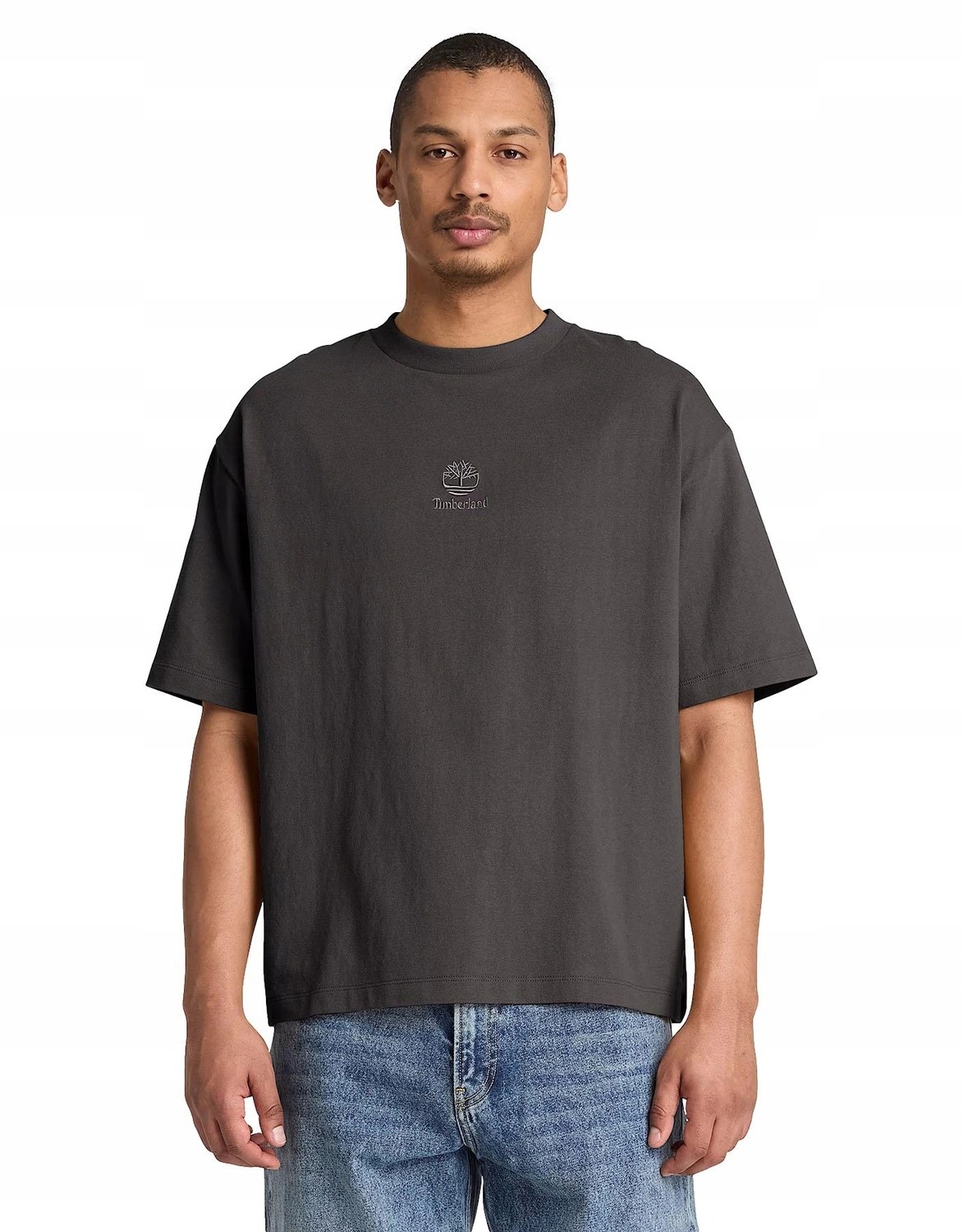 Tričko pánské Timberland tričko tee Shorewood regular černé bavlněné