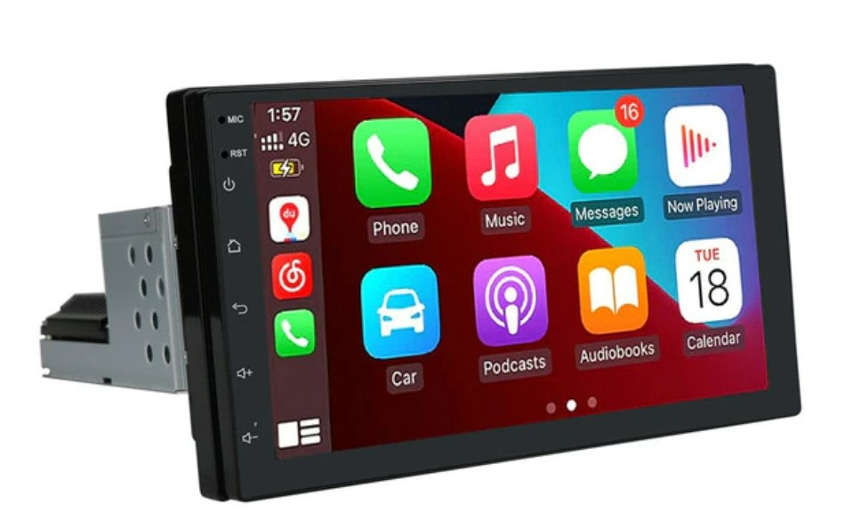 РАДИО 1 DIN ANDROID АВТО НАВИГАЦИЯ WIFI CARPLAY