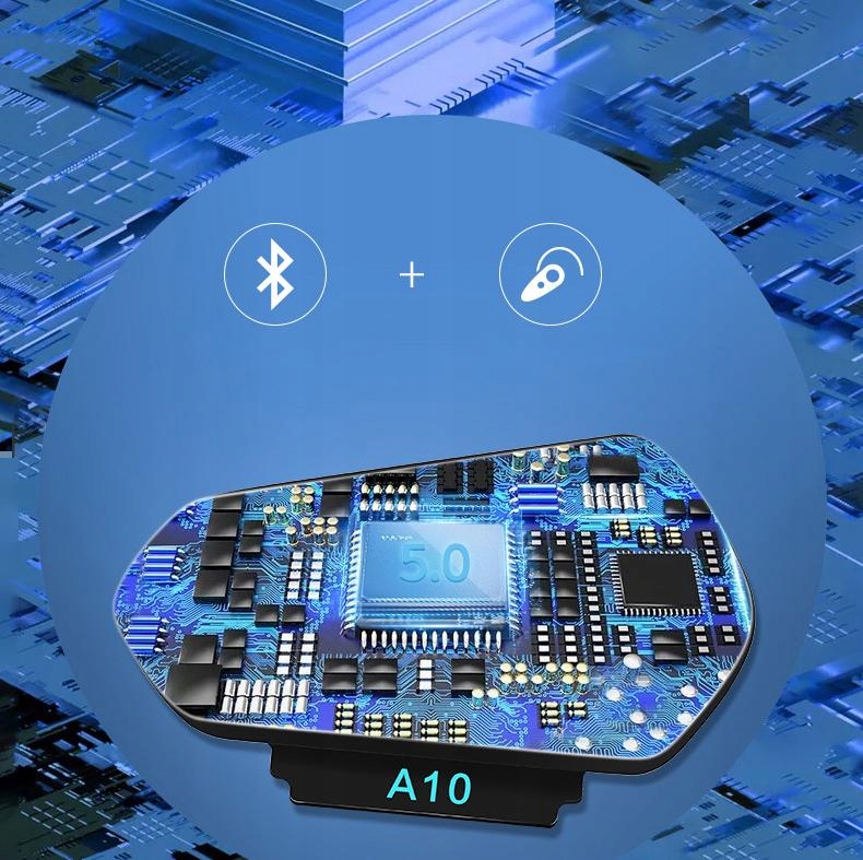 ZESTAW SLUCHAWKOWY DO KASKU MOTOCYKLOWEGO 2600mAh EAN 8308202787432
