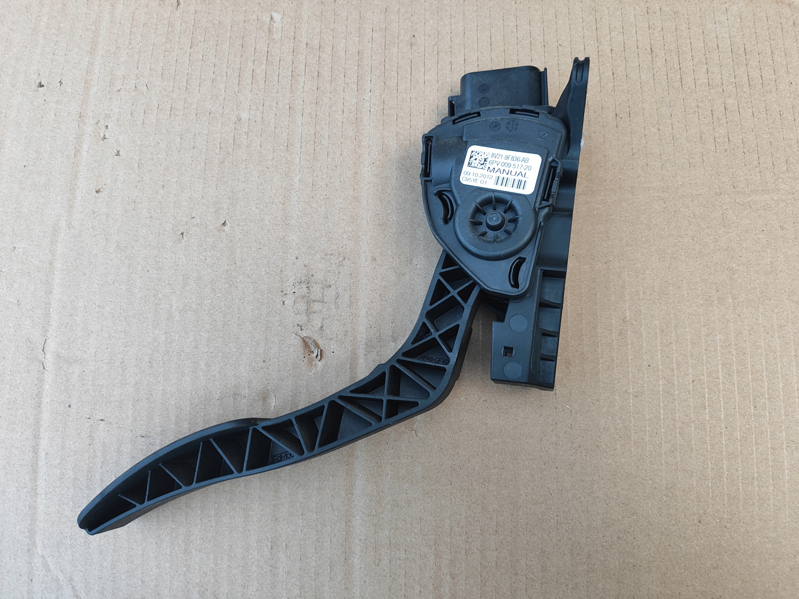 FIESTA MK7 B MAX PEDAŁ GAZU POTENCJOMETR 8V21-9F836-AB