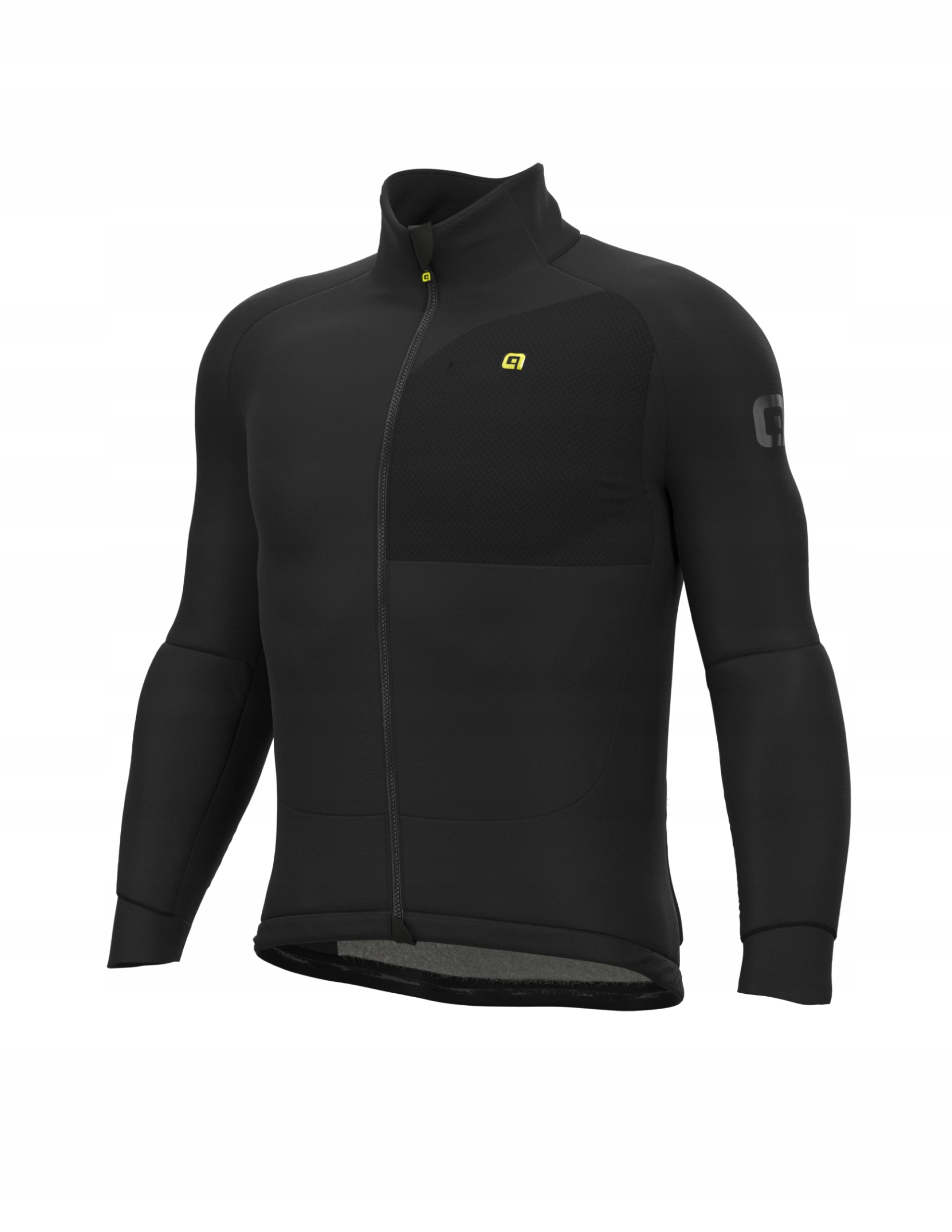 Pánská cyklistická bunda Alé Cycling R-EV1 Riparo Polartec Černá XXL