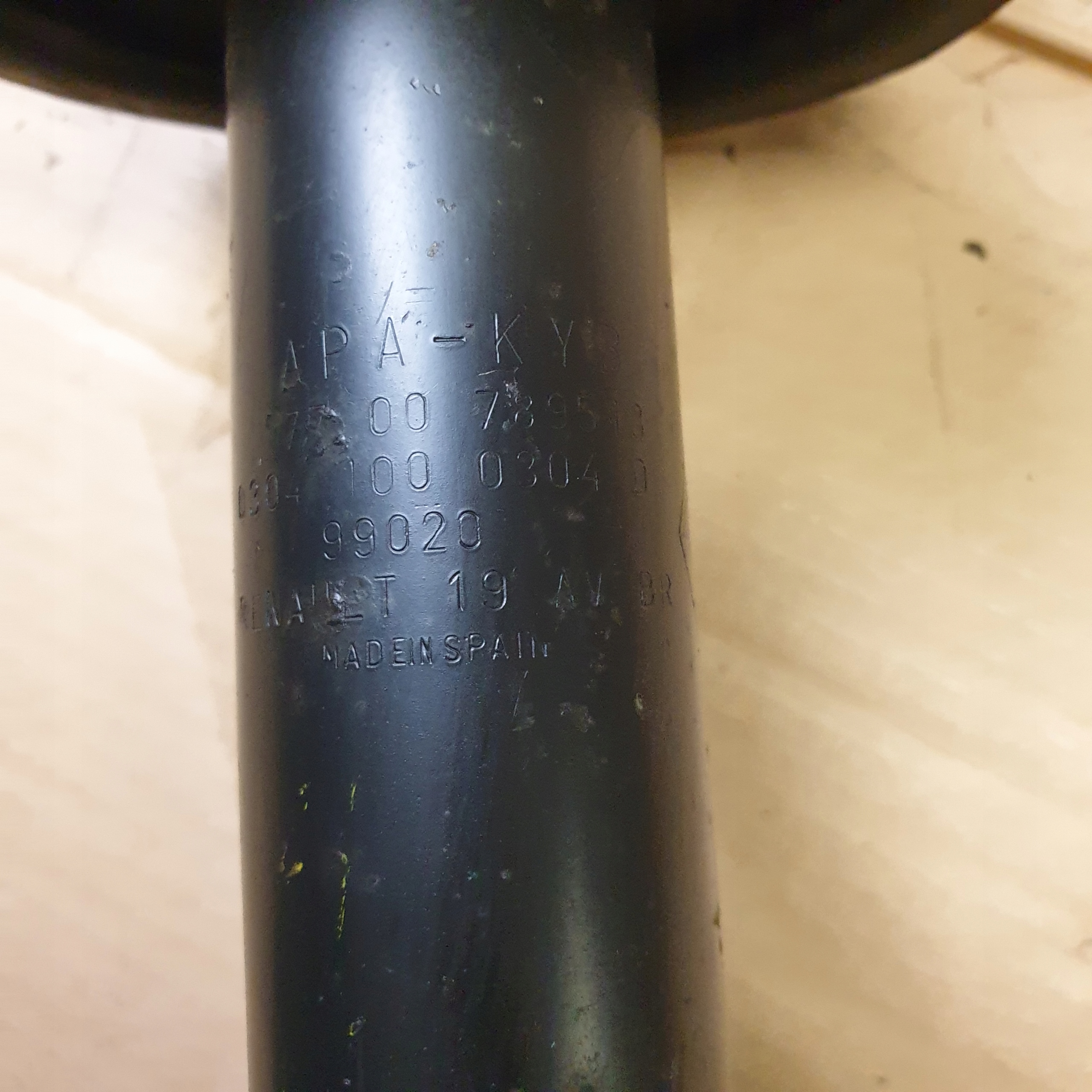 shock absorber spring MCPERSON front RENAULT 19 OE