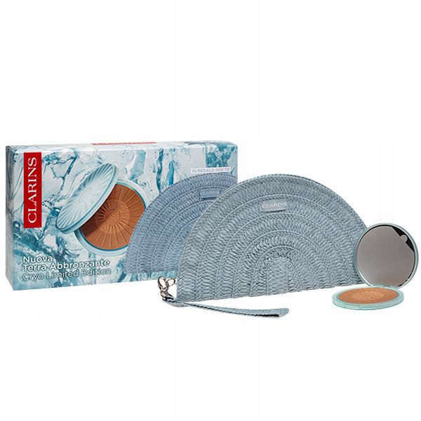 Clarins Set (Kompaktní bronzující pudr 17 g mini taštička)