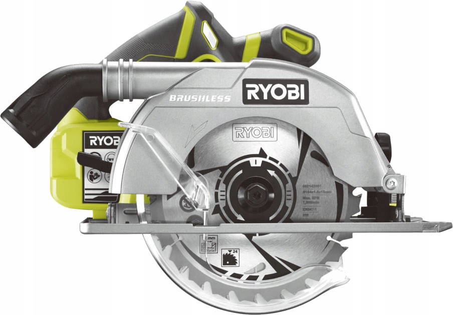 RYOBI PILARKA TARCZOWA BEZSZCZOTKOWA R18CS7 + 2Ah Seria ONE+