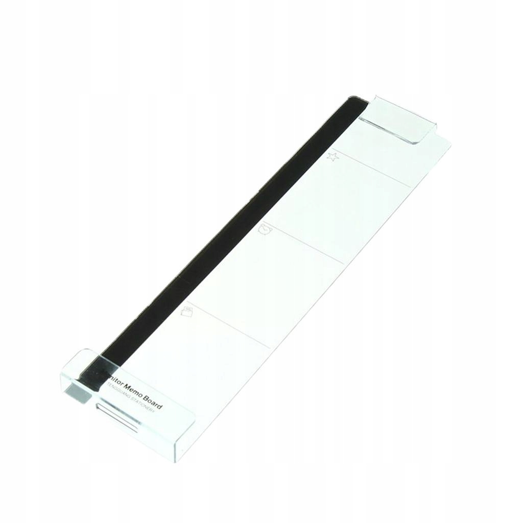 Przezroczysta tablica na notatki do monitora komputerowego, uchwyt na