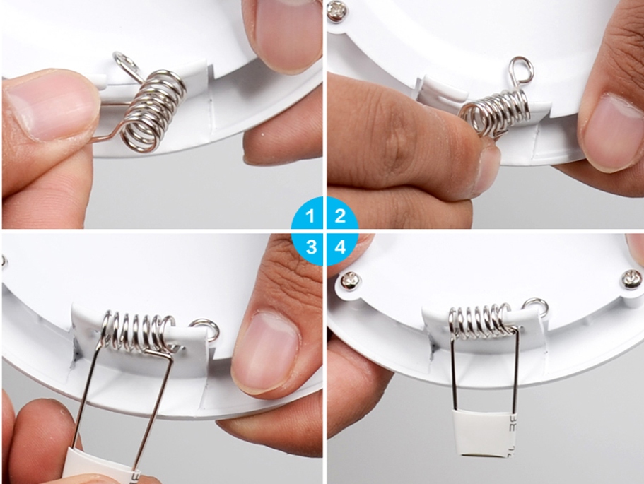PANEL LED PODTYNKOWY PLAFON SUFITOWY 6W / 3 BARWY Zasilanie sieciowe