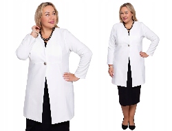 Elegantní bílý kabátek 60